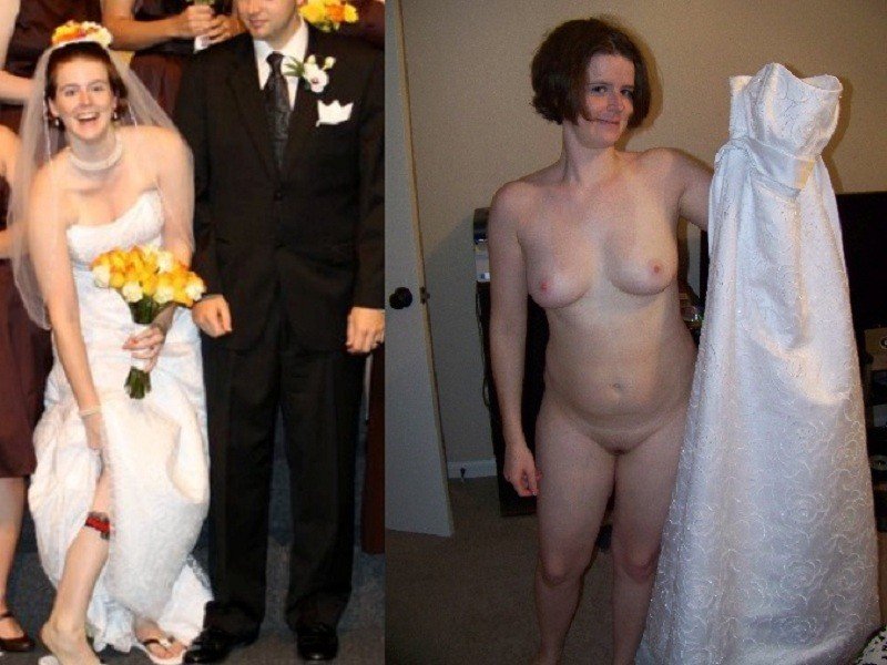 Голые невесты, фото до и после.