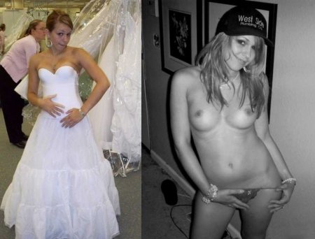 Голые невесты, фото до и после